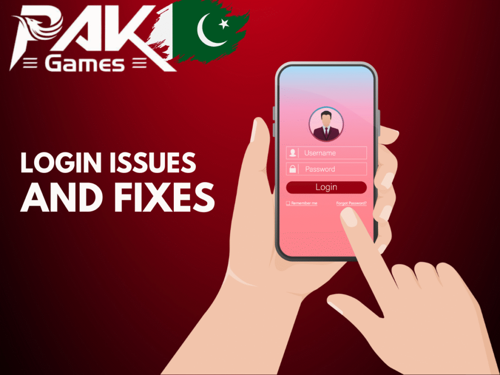 Pak Game login issue